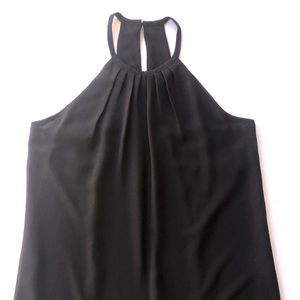 Anne Grace Black with lace halter style blouse